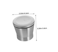 Garneck 3 Piezas Tapas de Repuesto para Manual Inoxidable para Sal Pimienta y Especias Tapas Metálicas Ajustables para Cocina y Condimentos