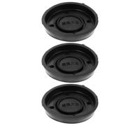 Garneck 3 Piezas Taza de Bomba de Jarra de Goma Negra Resistente al Desgaste sin Rebabas y No se Deforma para Bombas Manuales de Pozo Diseño Redondo Práctico