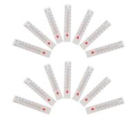 Garneck 30 Piezas Termómetro de Vidrio y Papel Compacto con Tubo de Líquido Rojo, Medición Precisa sin Electricidad para Proyectos Científicos y Monitoreo Diario