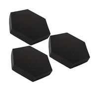 Garneck 3piezas Algodón Fonoabsorbente Hexagonal Ignífugo De Alta Densidad Panel De Pared Insonorizado Para Reducción De Ruido Acústica Para Ktv y De Grabación