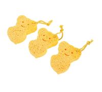 Garneck 3piezas Esponja De Baño Ecológica De Celulosa Esponja Natural Para Baño y Ducha De Ducha Para Limpieza y Cuidado Personal