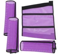 Garneck 4 Botas Color Púrpura para Patas de Caballo de Malla Transpirable Barras de Soporte Integradas Protección Fiable para Caballos en
