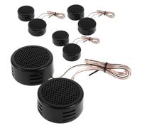 Garneck 4 Pares de Mini Altavoces de Bocina para Automóvil Tweeters de Cúpula de 500 W Altavoces de Agudos Resistentes y Compatibles para Sistemas de Audio de Coche Repuesto de Tweeter