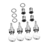 Garneck 4 Piezas Afinación Banjo Cabezal de Máquina con Bushings y Ferrules Accesorios de Sonido