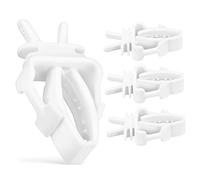 Garneck 4 Piezas Clips de Alimento para Jaula de Aves de Fijadores de Soporte para Comederos de Aves Accesorios Prácticos para Periquitos y Canarios