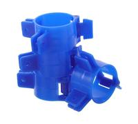 Garneck 4 Piezas Clips para Patas de Mesa Plegables Soporte Plástico Desmontable para Patas Redondas de Accesorios de Fijación para Muebles