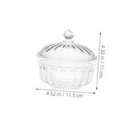 Garneck 4 Piezas Cuencos Transparentes de Acrílico con Tapa Resistentes y Caída para Servir Ensaladas Frutas y Snacks Cocina y Mesa