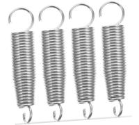 Garneck 4 Piezas de Muelles Metálicos para Pedal de Bombo, Accesorios Compactos Alta Tensión para Rendimiento Profesional en Batería