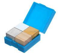 Garneck 4 Piezas Equipo De Enseñanza De Densidad Incluye Bloques De Densidad De Hierro, Aluminio y Madera Para Laboratorio y Aula Para Calcular La De Materiales Proyectos Educativos