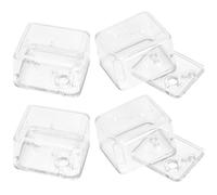 Garneck 4 Piezas Kit de Caja de Música DIY Mecanismo de Cuerda Caja de Música de Acrílico Transparente Instrumental para Manualidades y Regalos