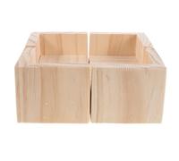 Garneck 4 Piezas Pata de Apoyo para Cama Infantil Elevadora de Madera de 3 | Base de Diseño Estable, Superficie Lisa, Instalación Sencilla, para Sofá y Cama Infantil, Color Beige