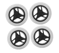 Garneck 4 piezas Ruedas de Repuesto para Carrito de Compras de Ruedas Plásticas Resistentes para Carros Pequeños Accesorio Multiuso para Supermercados y Maletas Diseño para Pendientes