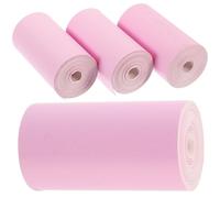Garneck 4 Rollos Rollo de Papel Térmico Rosa, 4 Rollos, Papel para Recibos