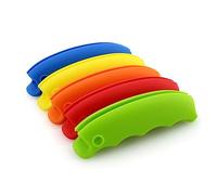 Garneck 4 soportes de silicona para bolsas de la compra, asa de transporte para bolsas de la compra, para bolsas de la compra, para bolsas de la compra, portaherramientas, multiusos, como en la