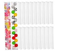 Garneck 45piezas Cajas Pequeñas Transparentes Unidades Cajas Individuales Para Chicles y Pretzels Para Eventos y Regalos Soporte Para Palitos De Pretzel