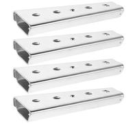 Garneck 4pares Soporte De Fijación para Cabecero Metal Conectores para Sofás Seccionales Clip para Muebles Colgar Paneles Pared
