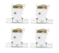Garneck 4piezas Bloqueo De Polea para Cortinas Romanas Cerradura De Cordón Premium De Inoxidable De Repuesto para Tope De Cordón Resorte para Decoración De Ventanas Dormitorios
