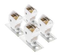 Garneck 4piezas Bloqueo De Polea para Persianas De Cierre para Cordón Herrajes para Cortinas Romanas Suministros para Ventanas De Hogar