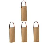 Garneck 4piezas Bolsas De Kraft Ecológicas para De y Resistente Al Agua y Desgarro y Celebraciones