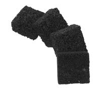 Garneck 4piezas Roca Volcánica Aromática de Bloque Negro para Uso de Fragancia Piedra de Lava Mineral Irregular para Difusor de Aromaterapia de Yoga