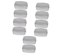 Garneck 5 Estuches De Viaje para Jabón Multifunción para Pequeños Recipientes De Aluminio para Auriculares Jabones Y Maquillaje (2 Unidades)