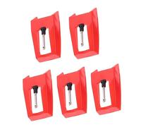 Garneck 5 Piezas Agujas de Repuesto para Tocadiscos de Stylus para Gramófono y Reproductor de Vinilo de Sonido Superior y Compatible con Mayoría de Tocadiscos