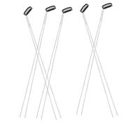 Garneck 5 Piezas Clips para Cabello con Cadenas de Brillantes Accesorios Metálicos Resistentes para Trenzas y Coletas Joyería Femenina para Fiestas y Festivales