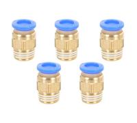 Garneck 5 Piezas Conectores Rápidos de Aire Acopladores de Alta Presión para Herramientas Neumáticas y Sistemas de Mangueras Adaptadores de Versátiles y Resistentes Fugas