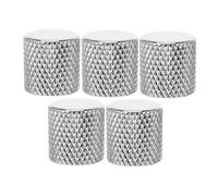 Garneck 5 Piezas Metal Guitar Volume Knobs Potentiometer Caps For Electric Guitars And Basses Easy DIY Installation Precise Tone And Volume Control Accessories