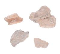 Garneck 5 Piezas Piedra Modelo Rocas en Miniatura para Maquetas de Paisajes, Suministros para Dioramas, Beige, Cuarzo, Compacta y Portátil, Resistente Deformación, para Modelistas,