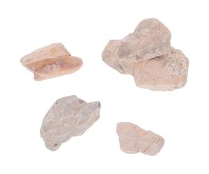 Garneck 5 Piezas Piedra Modelo Rocas en Miniatura para Maquetas de Paisajes, Suministros para Dioramas, Beige, Cuarzo, Compacta y Portátil, Resistente Deformación, para Modelistas,