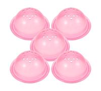 Garneck 5 Tapones de Plástico Fáciles de Instalar para Tubo de Hámster Color Rosa, Ideales para Jaulas y Laberintos DIY de Mascotas Pequeñas