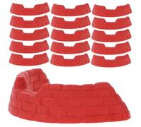 Garneck 50 Piezas Mini Soldados U Shape Bunker Coleccionistas Simulación Juguete Soldados