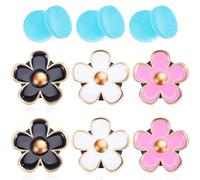 Garneck 6 Clips para Ambientador de Coche Forma de Flor de Margarita, Clips de Ventilación Compactos en Colores, Accesorios Esenciales para Aromaterapia y Decoración Interior