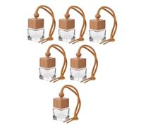 Garneck 6 Colgantes De Perfume Para Coche Decoración Colgante Para El Interior Del Coche Botella Difusora De Aroma De Haya