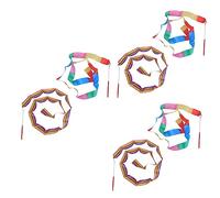 Garneck 6 Piezas Cintas De Cosas De Baile Cinta De Gimnasio Cinta Rítmica Serpentinas De Arte Suministros De Baile Equipos De Fitness Serpentinas De Arte Cintas Coloridas De Gimnasia