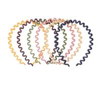 Garneck 6 Piezas Diadema Ondulada de Resina Esmerilada Cabello, Accesorio Cómodo y Amigable, Adecuado para Peinados Diarios y Niñas Varios estilos