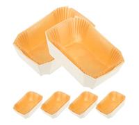 Garneck 6 Piezas Molde Rectangular para Pan Tostado Reutilizable, sin Base