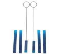 Garneck 6 Piezas Sordinas de Afinación para Piano Herramientas de Afinación de Goma para Piano Azul para Evitar que Otras Cuerdas Suenen para Pianistas
