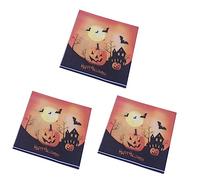 Garneck 60 Hojas De Servilletas Toallas De Papel De Calabaza Servilleta Para Fiesta Toallas De Papel De Halloween Fiesta De De Halloween