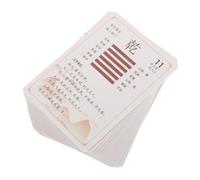 Garneck 64piezas Amuleto Chino Guía Completa I-Ching Tarjetas De Animal Tarjetas I-Ching del Herramientas Antiguas Chinas