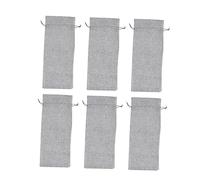 Garneck 6piezas Envasar Vino Tinto de Arpillera Cordón para Bolsas de Obsequio para Bodas y Celebraciones