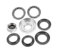 Garneck 7 Piezas Cojinete De La Columna De Dirección Auriculares Con Rodamiento De Bicicleta Cojinetes De Dirección De Horquilla Kit De Mini Bicicleta De Soporte De Tubos Aleación