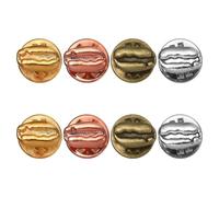 Garneck 8 Piezas Broche de Granos de Café Pin de Solapa Forma de Grano de Café Metal Diseño Elegante para Cuellos y Atuendos Formales