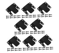 Garneck 8 Piezas Clips de Fijación para Sofá Seccional Tornillos Conectores de Metal Resistentes para Muebles Modulares Soporte Seguro para Sofá Su Lugar