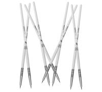 Garneck 8 piezas Pinceles Finos para Decoración de Uñas Herramienta Profesional para Manicura y Dibujo Detallado Pinceles para Uñas Acrílicas y Arte Nail Art Kit Versátil para Diseño