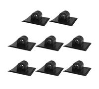 Garneck 8 Piezas Soporte de Motor para Canoa Portátil y Estable, PP Negro | Montaje Seguro y Resistente al Desgaste, Uso en Pesca y Traslado, Accesorio para Embarcaciones