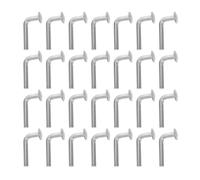 Garneck 80 Piezas de Seguridad Forma de Galvanizados para Sistemas de Estanterías y Almacenamiento Industrial Fijaciones Resistentes para Pallet Racking y Logística