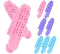 Garneck 9 Pinzas de Plástico para Volumen Raíz del Cabello, Rizador Automático para Ondas Esponjosas, Accesorio para Peinar Cabello de Mujeres y Niñas