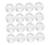 Garneck 90 Piezas Transparent Bead Chain Crimp Stops Holes Secure Roller Blind Chain Fixators For Vertical Blinds Precise Adjustment and Seamless Connector Integration